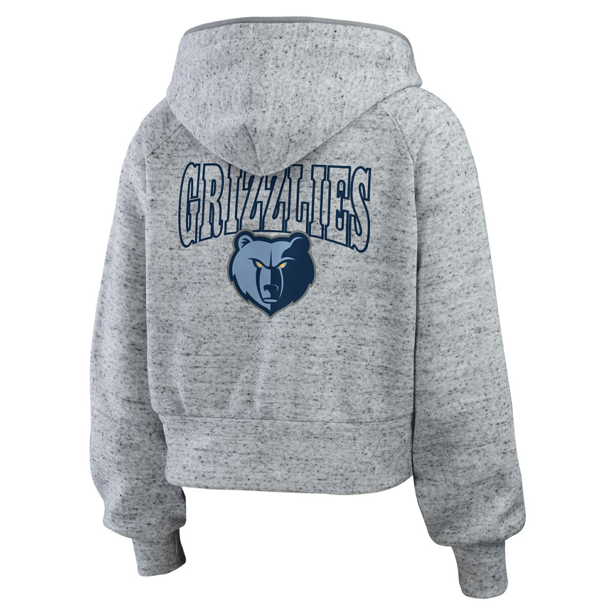 Memphis Grizzlies WEAR by Erin Andrews Women's Speckled Radiator Full-Zip Hoodie - Heather Gray discount