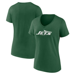 NFL New York Jets Women's Team Lock-Up V-Neck T-Shirt