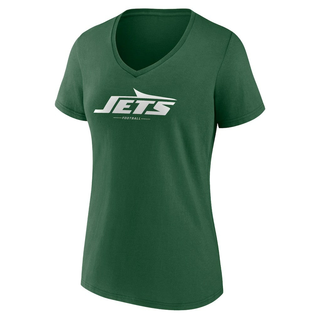 NFL New York Jets Women's Team Lock-Up V-Neck T-Shirt