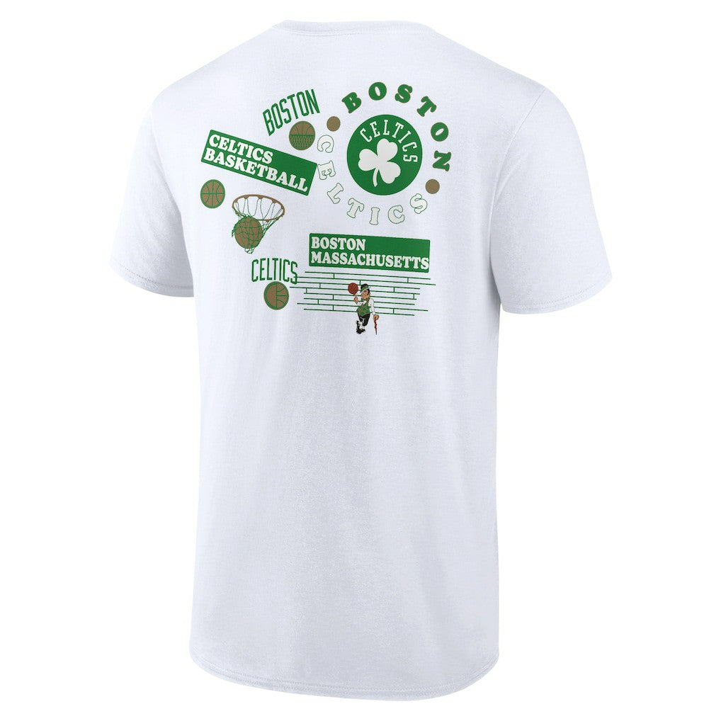 Boston Celtics Street Collective T-Shirt - White sale