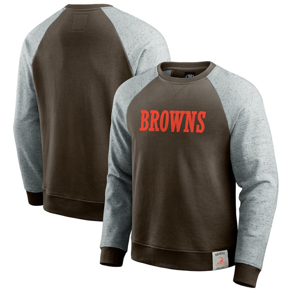 NFL Cleveland Browns Darius Rucker Collection Colorblock Pullover Sweatshirt