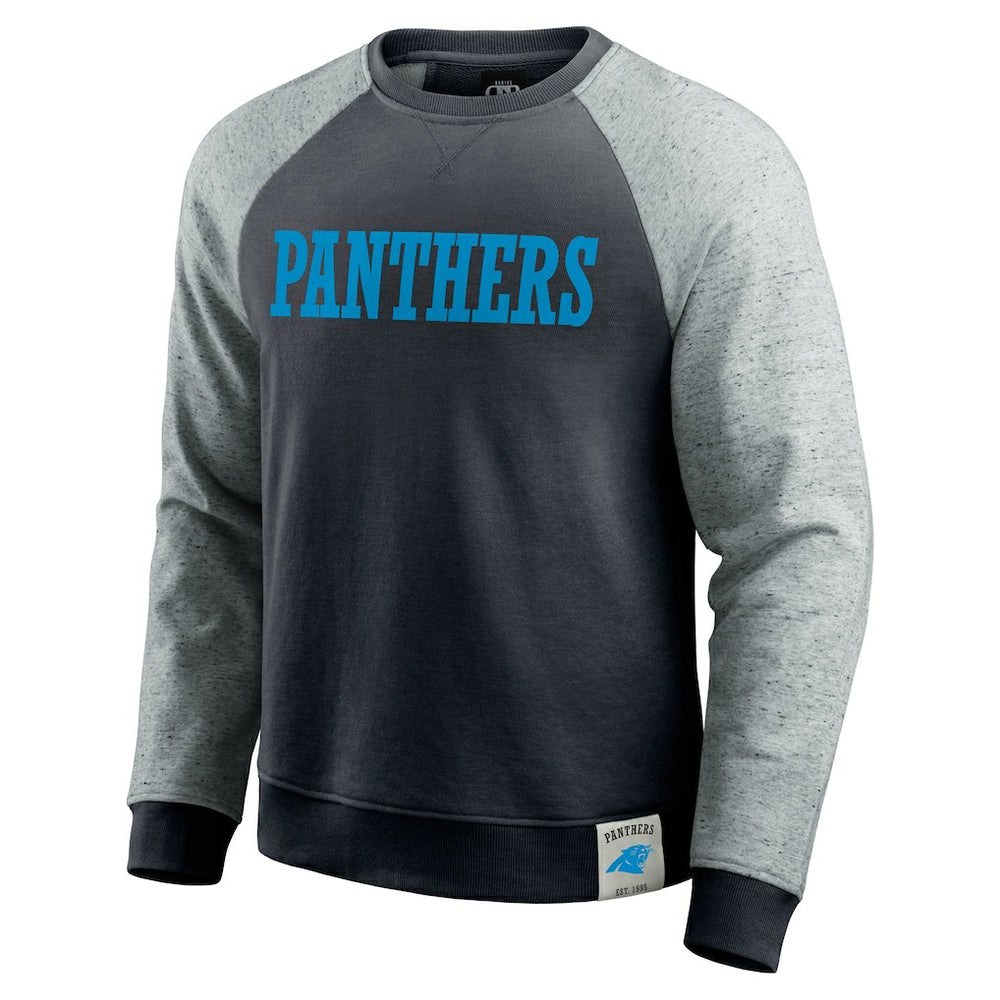 NFL Carolina Panthers Darius Rucker Collection Colorblock Pullover Sweatshirt