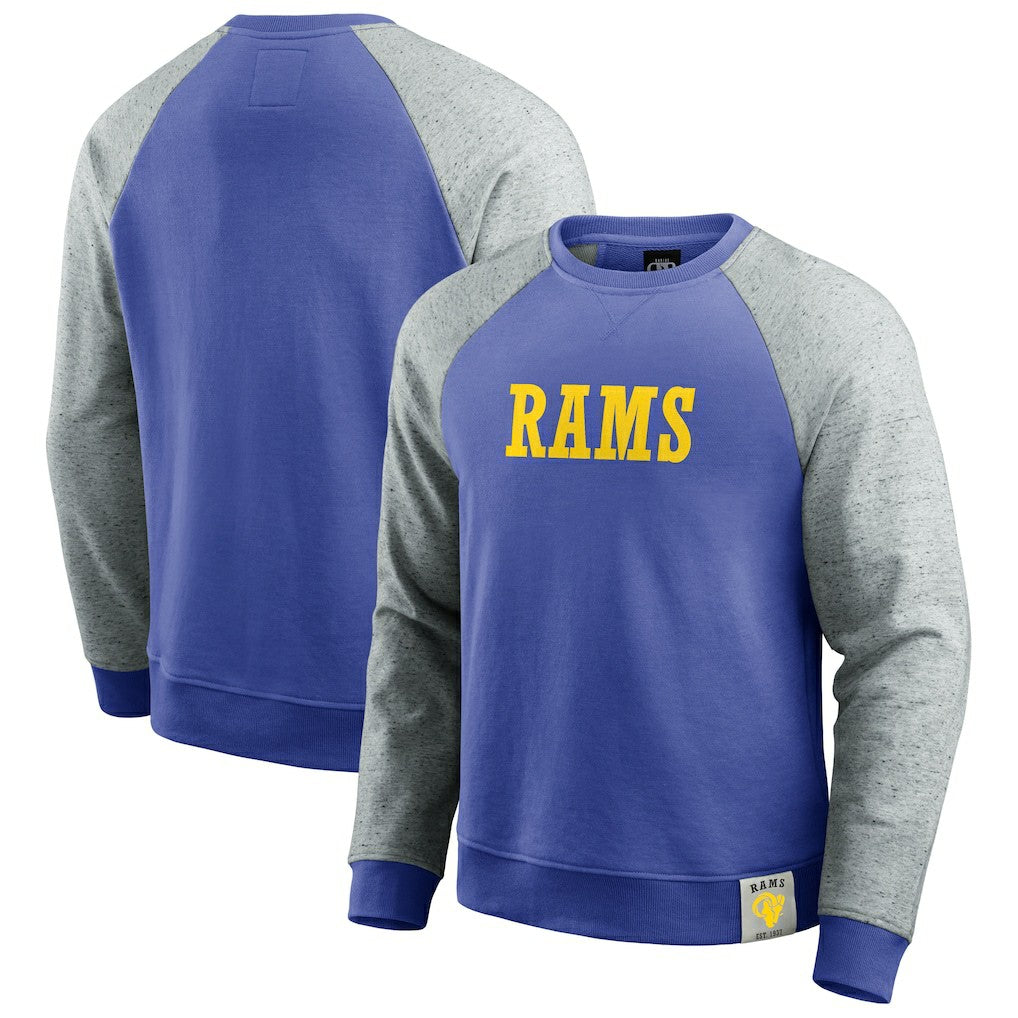 NFL Los Angeles Rams Darius Rucker Collection Colorblock Pullover Sweatshirt
