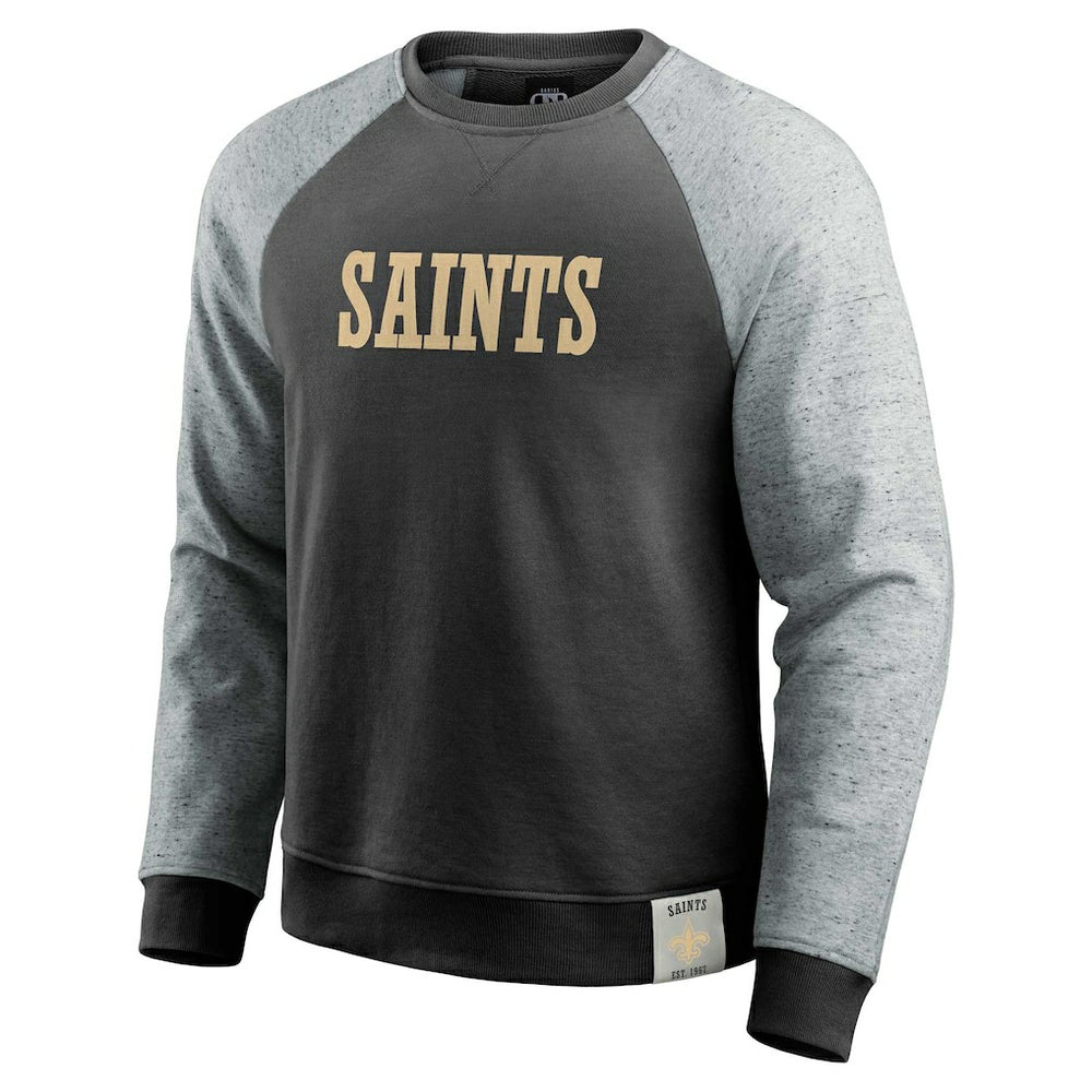 NFL New Orleans Saints Darius Rucker Collection Colorblock Pullover Sweatshirt