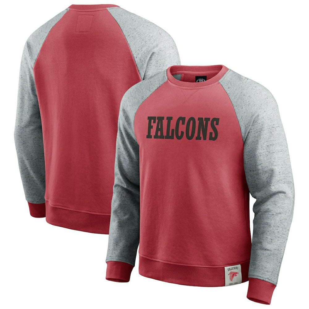 NFL Atlanta Falcons Darius Rucker Collection Colorblock Pullover Sweatshirt
