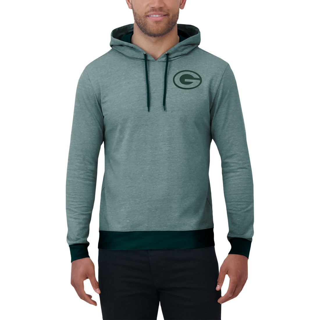 NFL Green Bay Packers Darius Rucker Collection Tonal Knit Pullover Hoodie