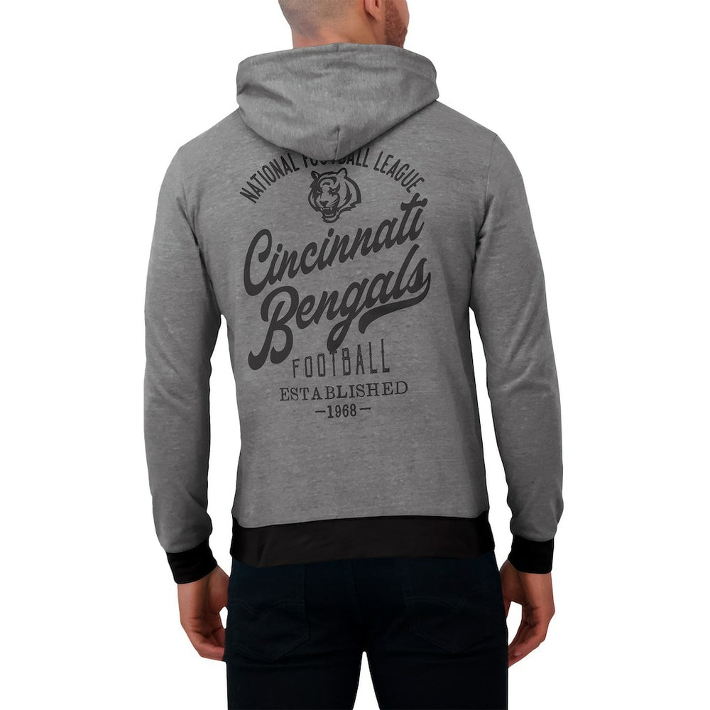 NFL Cincinnati Bengals Darius Rucker Collection Tonal Knit Pullover Hoodie