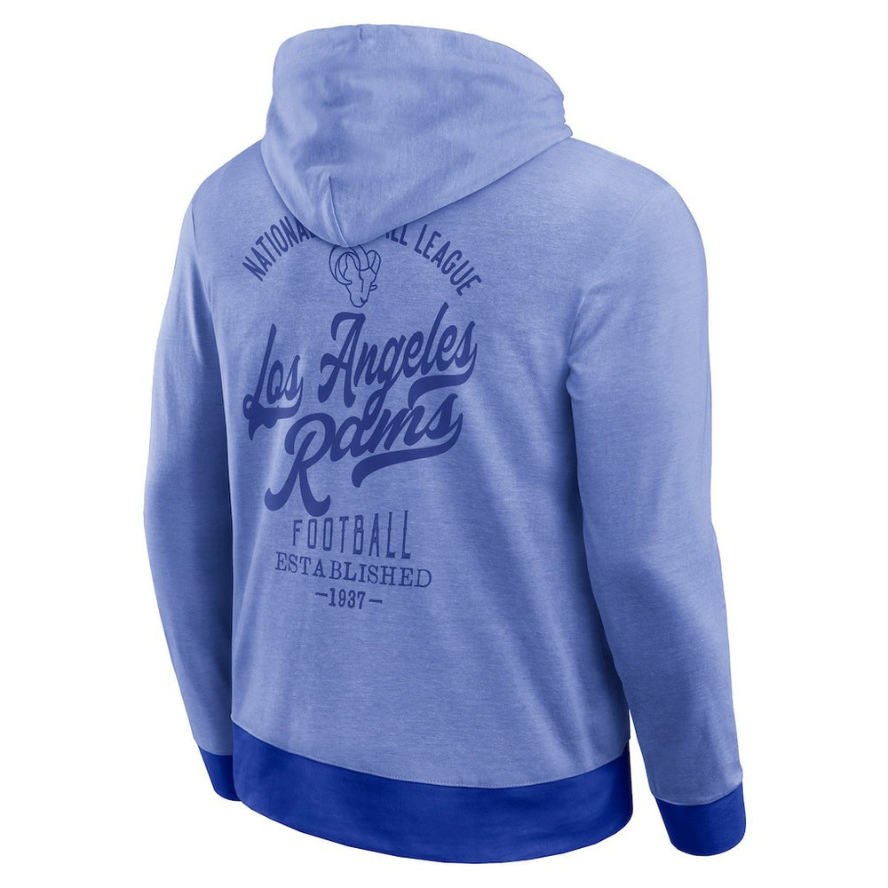 NFL Los Angeles Rams Darius Rucker Collection Tonal Knit Pullover Hoodie