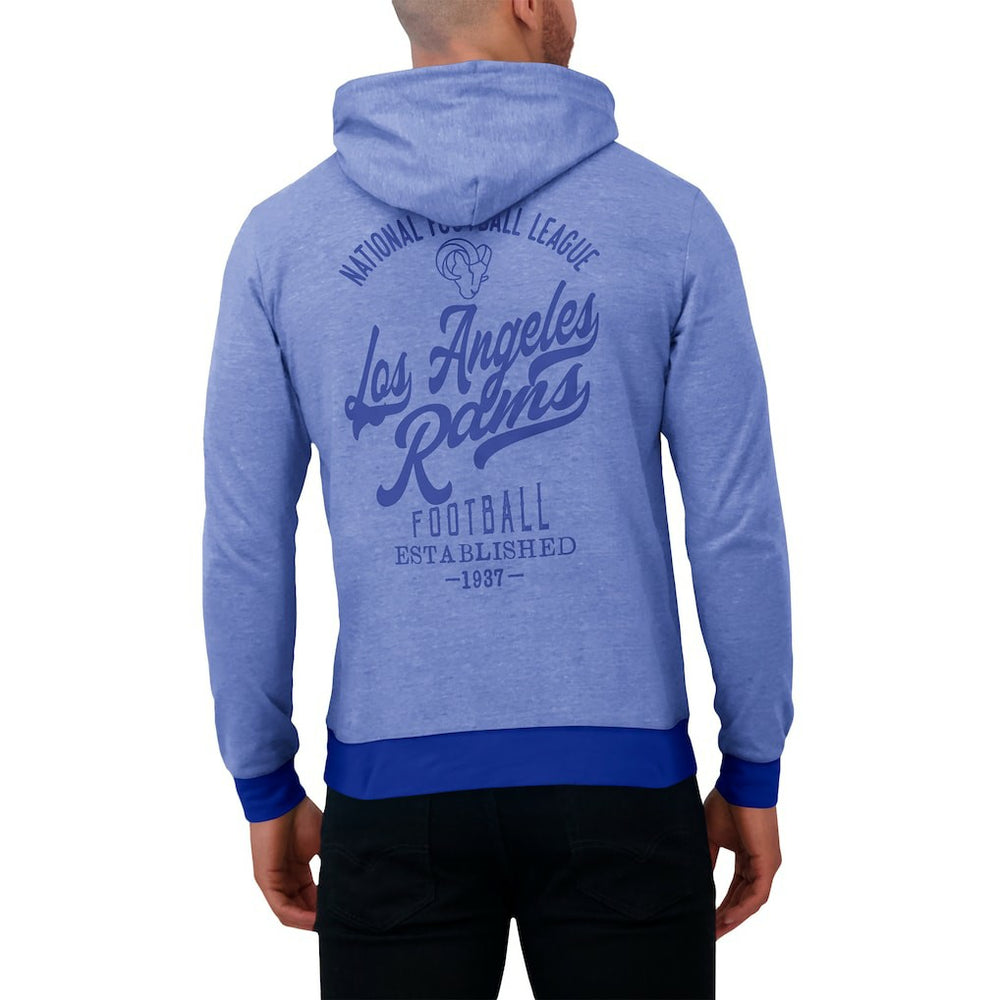 NFL Los Angeles Rams Darius Rucker Collection Tonal Knit Pullover Hoodie