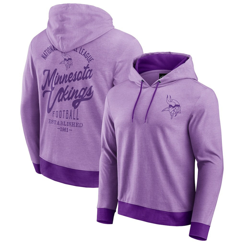 NFL Minnesota Vikings Darius Rucker Collection Tonal Knit Pullover Hoodie
