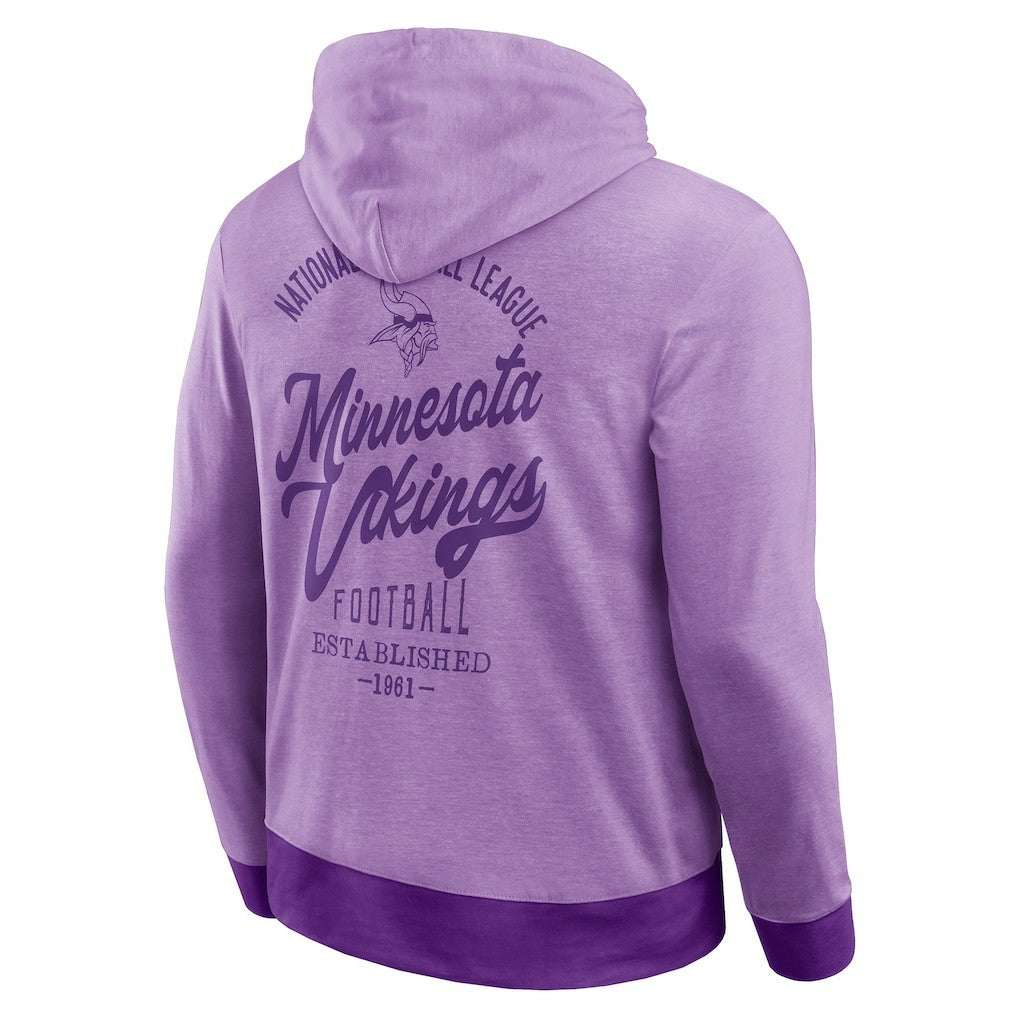 NFL Minnesota Vikings Darius Rucker Collection Tonal Knit Pullover Hoodie