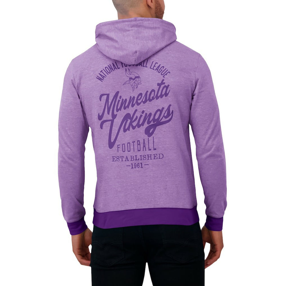 NFL Minnesota Vikings Darius Rucker Collection Tonal Knit Pullover Hoodie