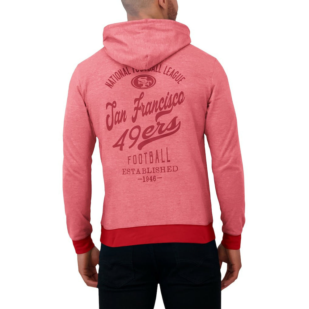 NFL San Francisco 49ers Darius Rucker Collection Tonal Knit Pullover Hoodie