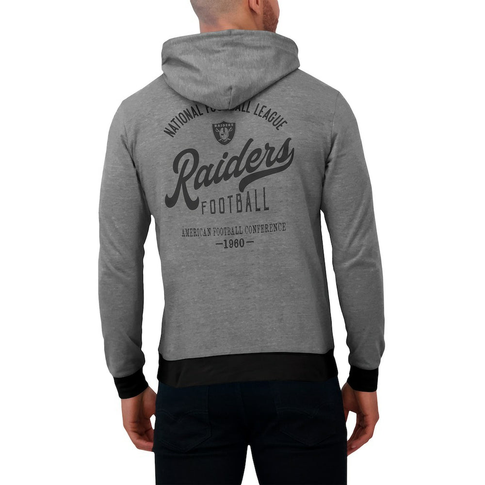 NFL Las Vegas Raiders Darius Rucker Collection Tonal Knit Pullover Hoodie