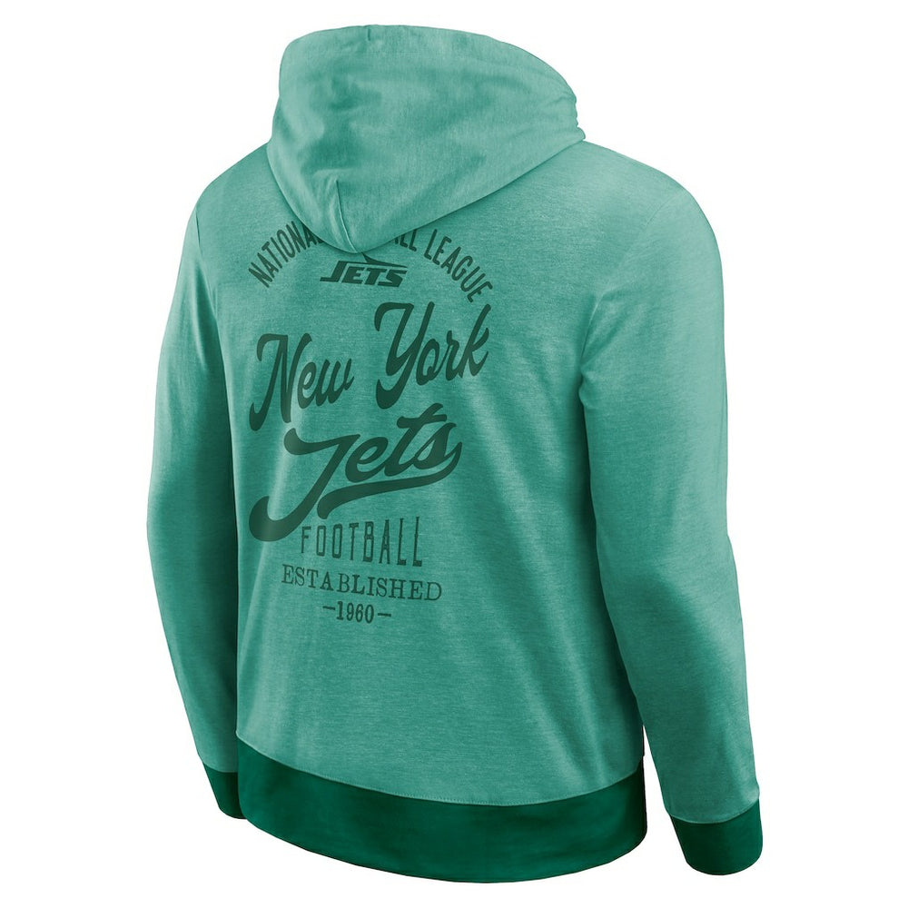 NFL New York Jets Darius Rucker Collection Tonal Knit Pullover Hoodie
