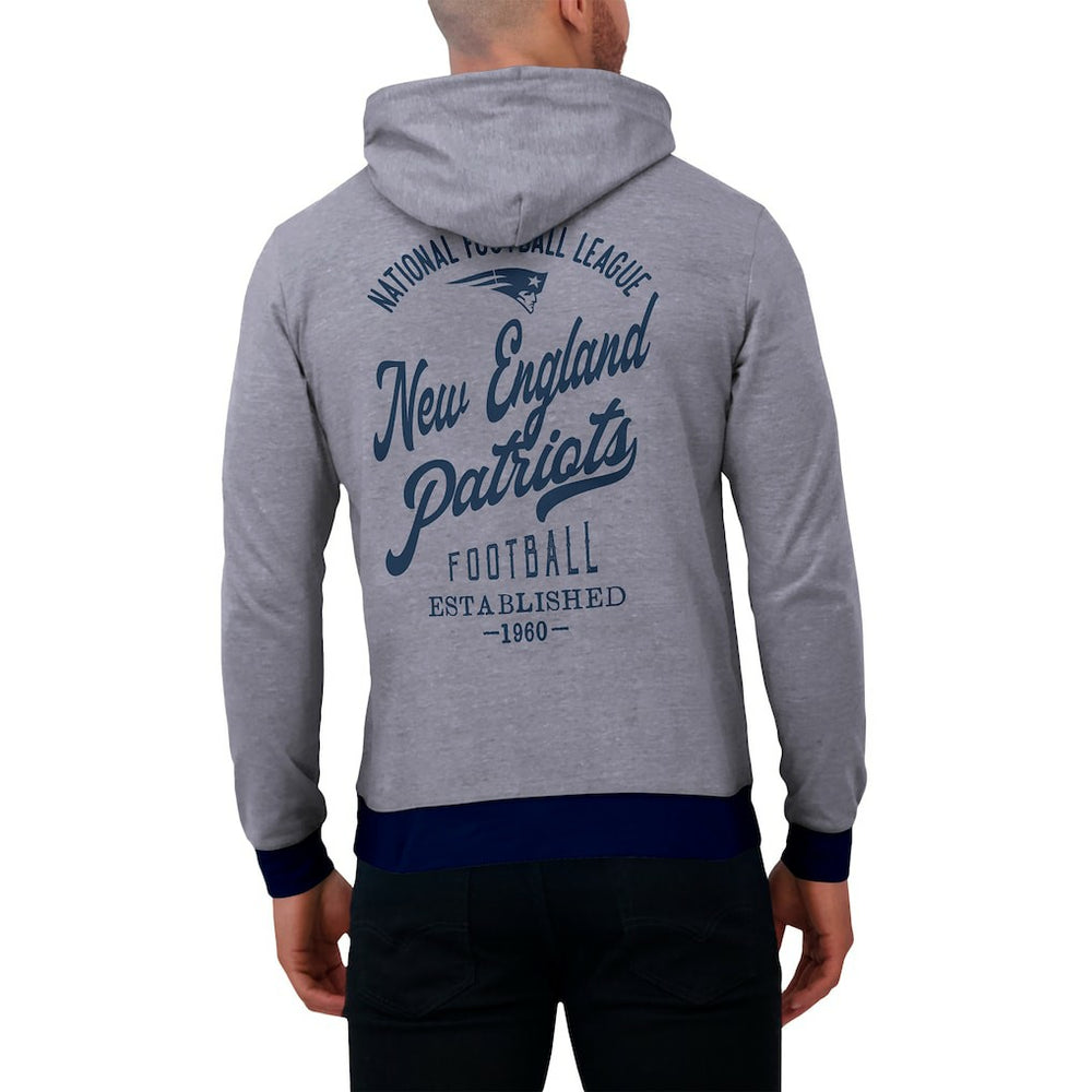 NFL New England Patriots Darius Rucker Collection Tonal Knit Pullover Hoodie