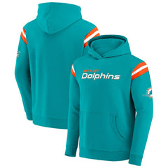 NFL Miami Dolphins Darius Rucker Collection Football Washed Pullover Hoodie