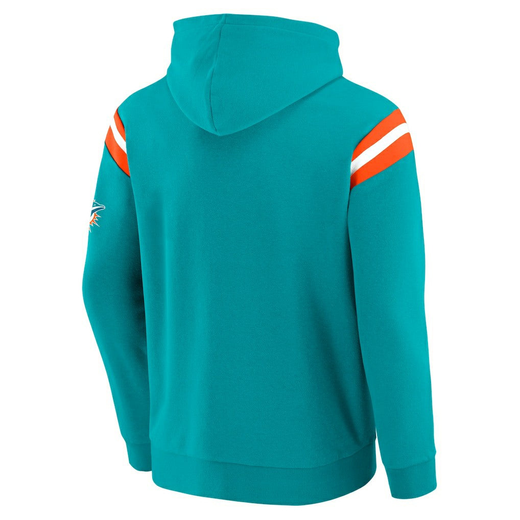 NFL Miami Dolphins Darius Rucker Collection Football Washed Pullover Hoodie