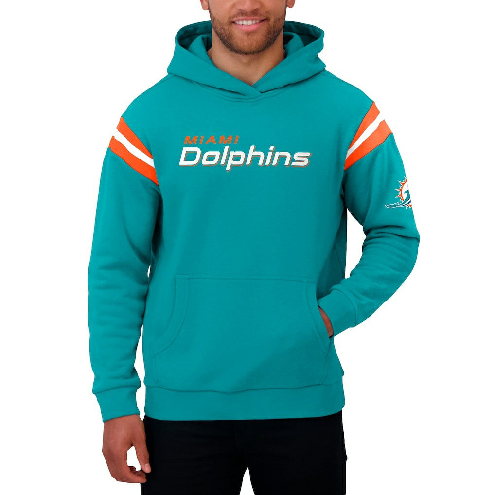 NFL Miami Dolphins Darius Rucker Collection Football Washed Pullover Hoodie