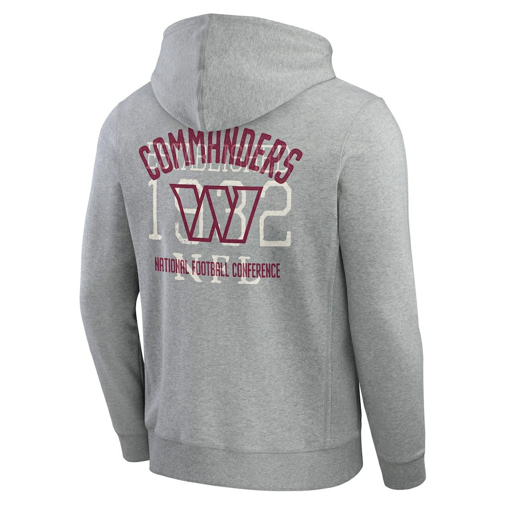NFL Washington Commanders Darius Rucker Collection Vintage Stripe Full-Zip Hoodie