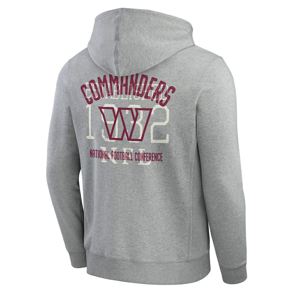 NFL Washington Commanders Darius Rucker Collection Vintage Stripe Full-Zip Hoodie