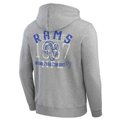 NFL Los Angeles Rams Darius Rucker Collection Vintage Stripe Full-Zip Hoodie