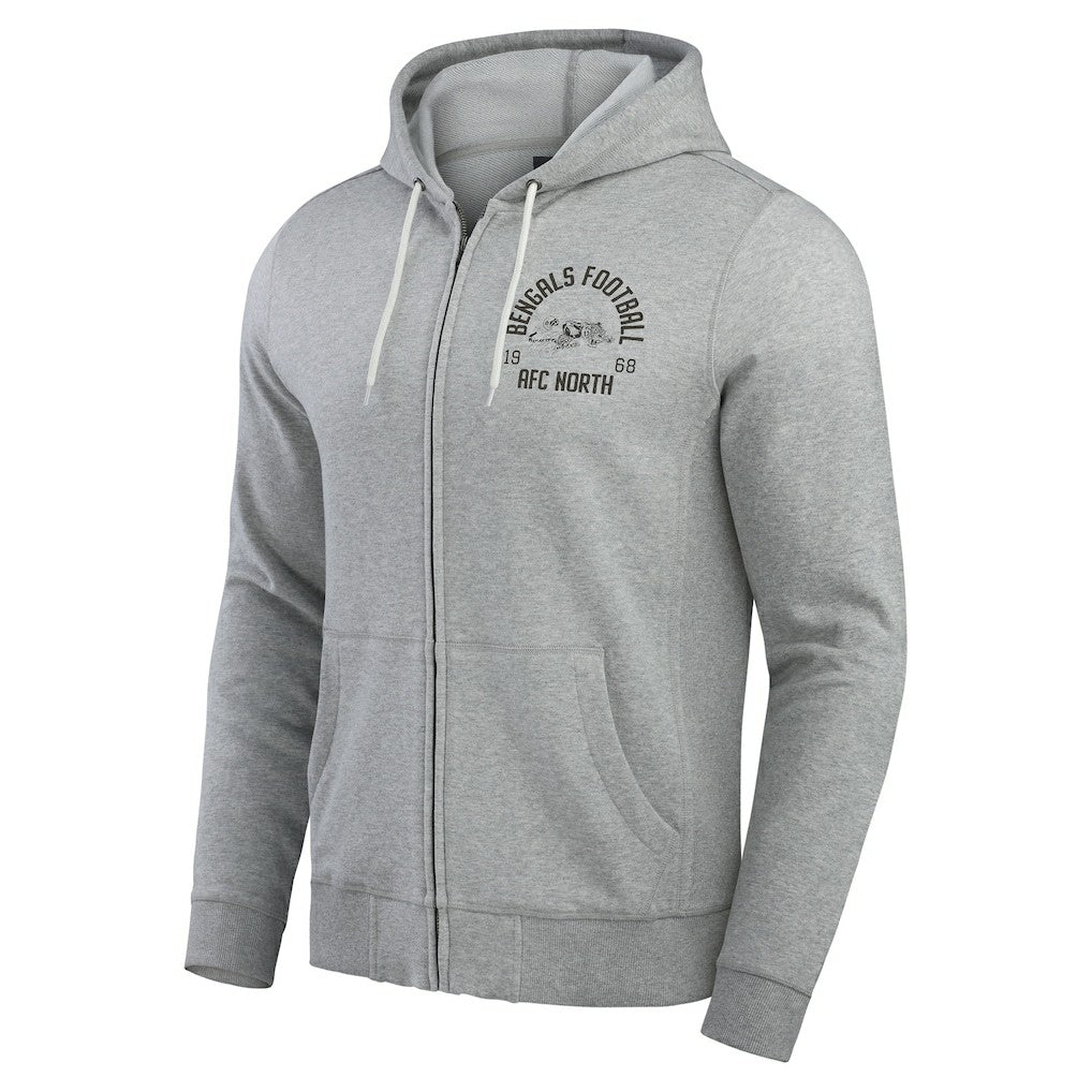 NFL Cincinnati Bengals Darius Rucker Collection Vintage Stripe Full-Zip Hoodie