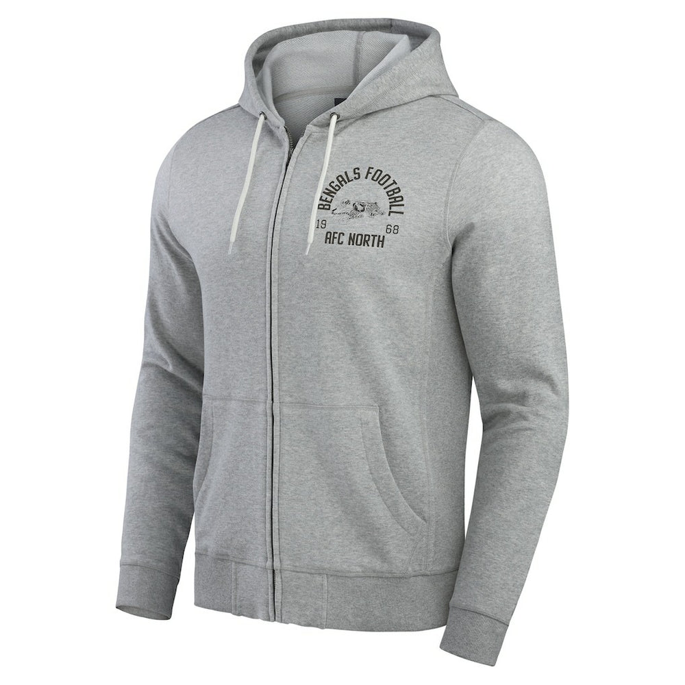 NFL Cincinnati Bengals Darius Rucker Collection Vintage Stripe Full-Zip Hoodie