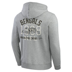 NFL Cincinnati Bengals Darius Rucker Collection Vintage Stripe Full-Zip Hoodie