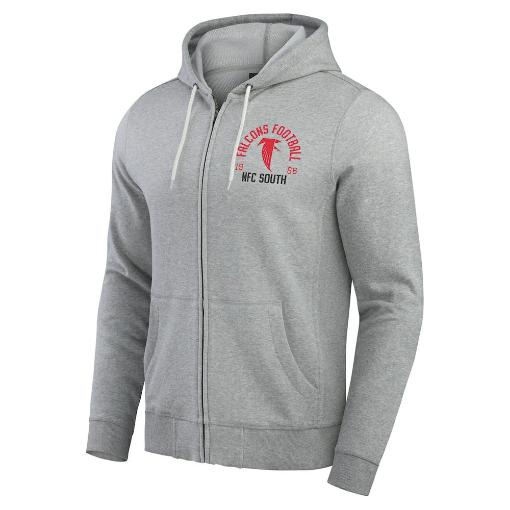 NFL Atlanta Falcons Darius Rucker Collection Vintage Stripe Full-Zip Hoodie