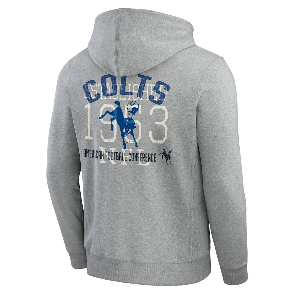 NFL Indianapolis Colts Darius Rucker Collection Vintage Stripe Full-Zip Hoodie