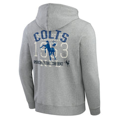 NFL Indianapolis Colts Darius Rucker Collection Vintage Stripe Full-Zip Hoodie