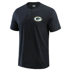 NFL Green Bay Packers Darius Rucker Collection Washed Henley T-Shirt