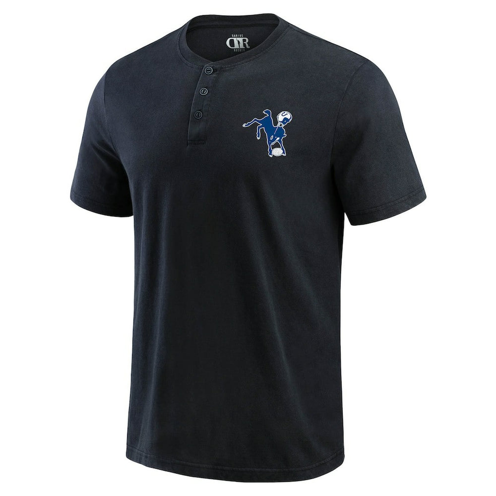 NFL Indianapolis Colts Darius Rucker Collection Washed Henley T-Shirt