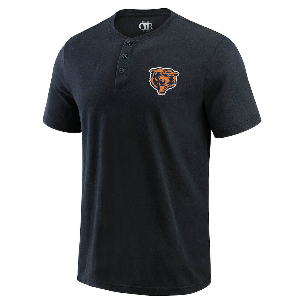 NFL Chicago Bears Darius Rucker Collection Washed Henley T-Shirt