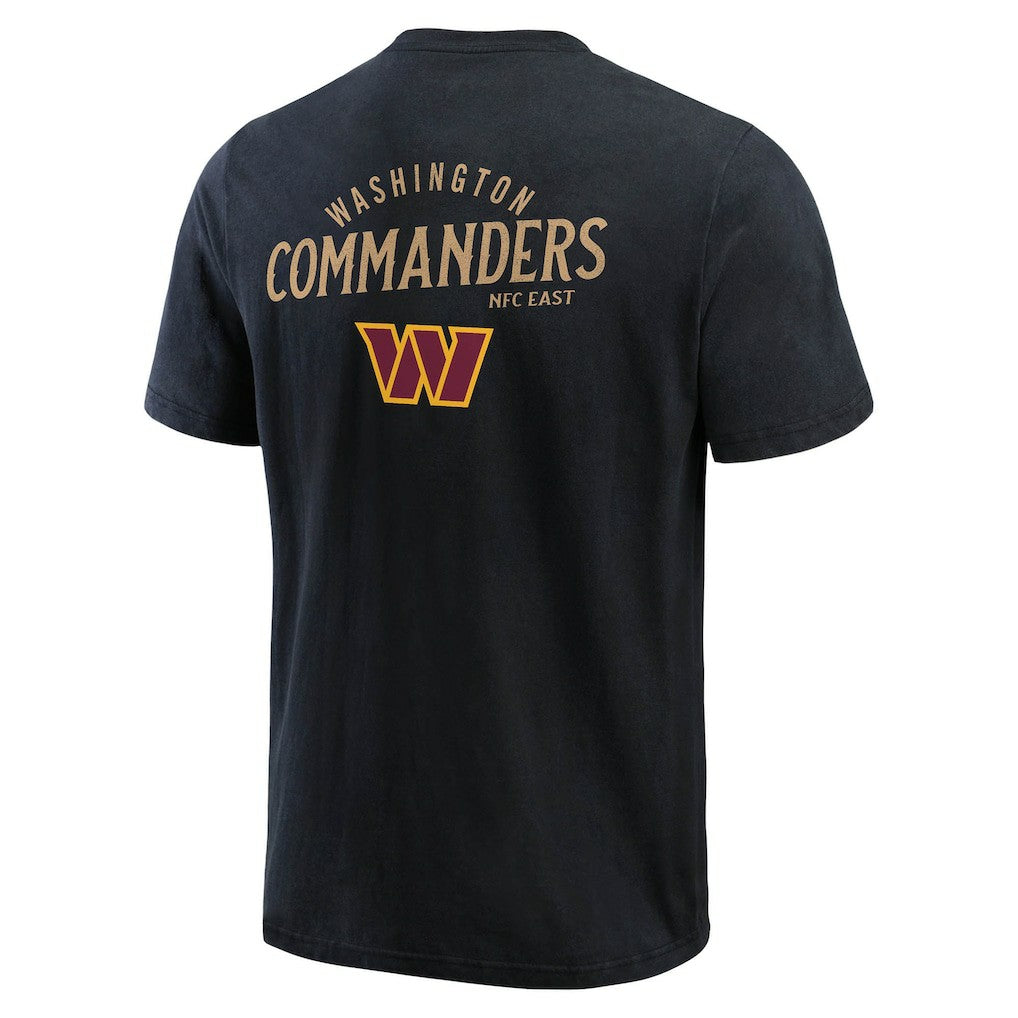 NFL Washington Commanders Darius Rucker Collection Washed Henley T-Shirt
