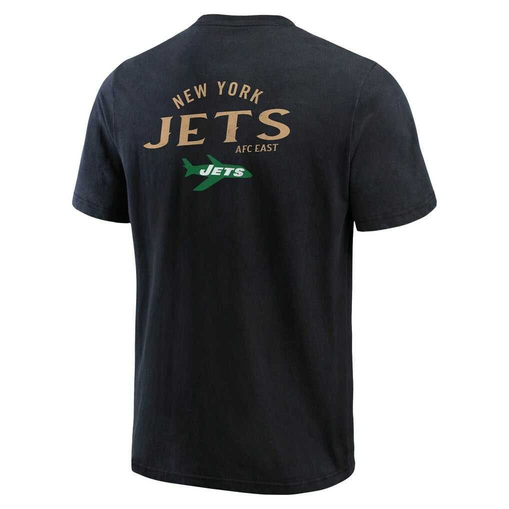 NFL New York Jets Darius Rucker Collection Washed Henley T-Shirt