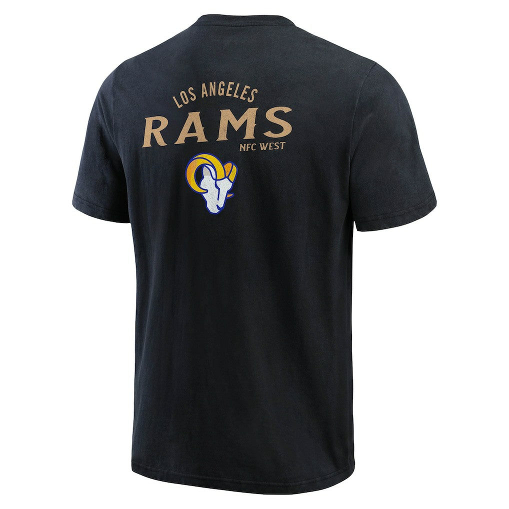 NFL Los Angeles Rams Darius Rucker Collection Washed Henley T-Shirt