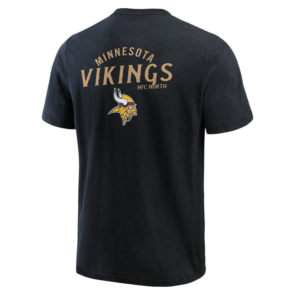 NFL Minnesota Vikings Darius Rucker Collection Washed Henley T-Shirt