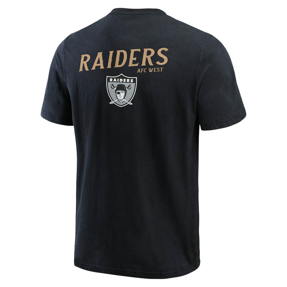 NFL Las Vegas Raiders Darius Rucker Collection Washed Henley T-Shirt