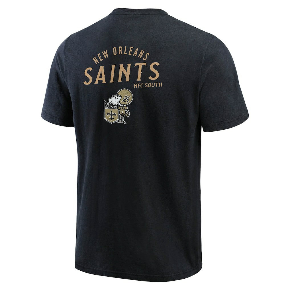 NFL New Orleans Saints Darius Rucker Collection Washed Henley T-Shirt