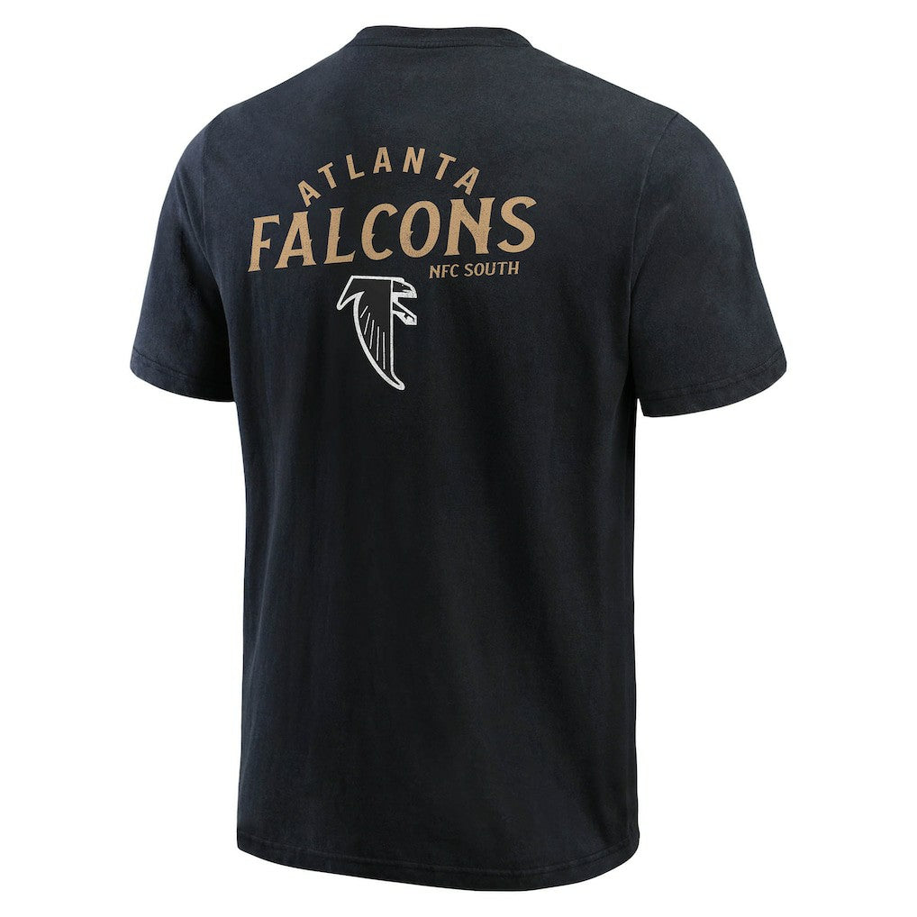 NFL Atlanta Falcons Darius Rucker Collection Washed Henley T-Shirt