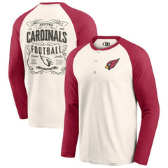 NFL Arizona Cardinals Darius Rucker Collection Raglan Henley T-Shirt