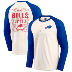 NFL Buffalo Bills Darius Rucker Collection Raglan Henley T-Shirt