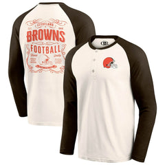 NFL Cleveland Browns Darius Rucker Collection Raglan Henley T-Shirt