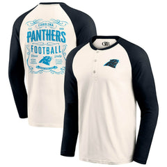 NFL Carolina Panthers Darius Rucker Collection Raglan Henley T-Shirt