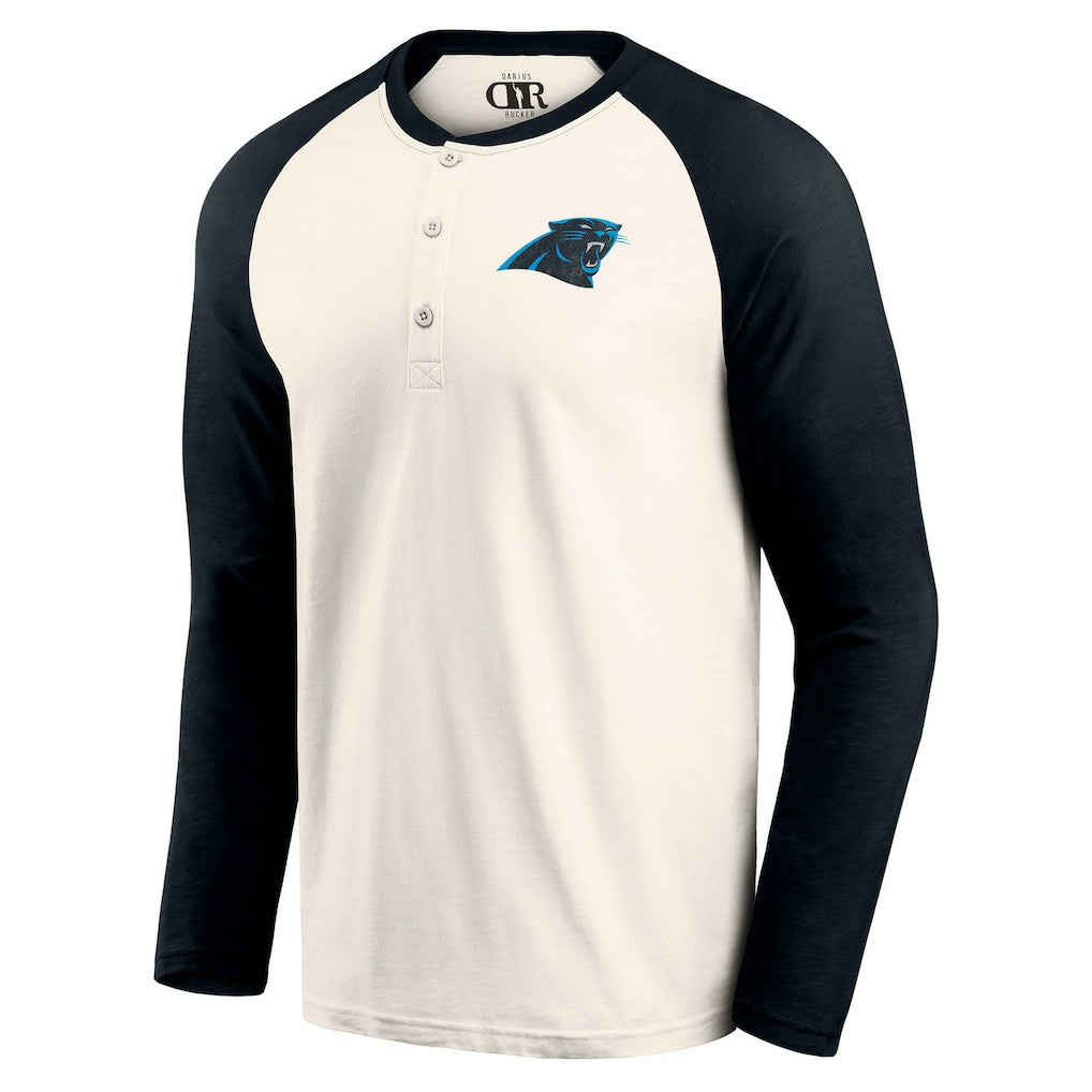 NFL Carolina Panthers Darius Rucker Collection Raglan Henley T-Shirt