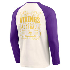 NFL Minnesota Vikings Darius Rucker Collection Raglan Henley T-Shirt