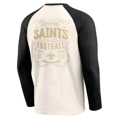NFL New Orleans Saints Darius Rucker Collection Raglan Henley T-Shirt