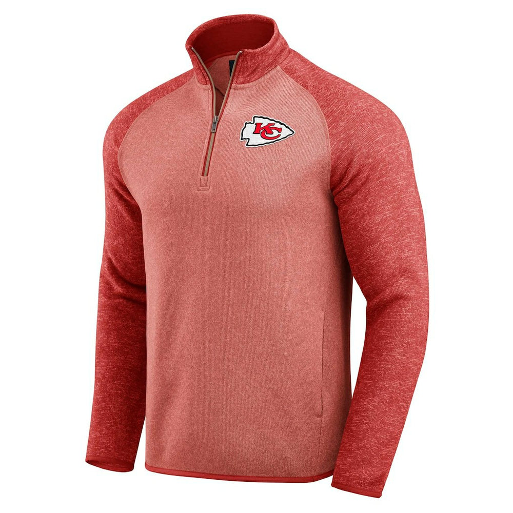NFL Kansas City Chiefs Darius Rucker Collection Tonal Quarter-Zip Jacket